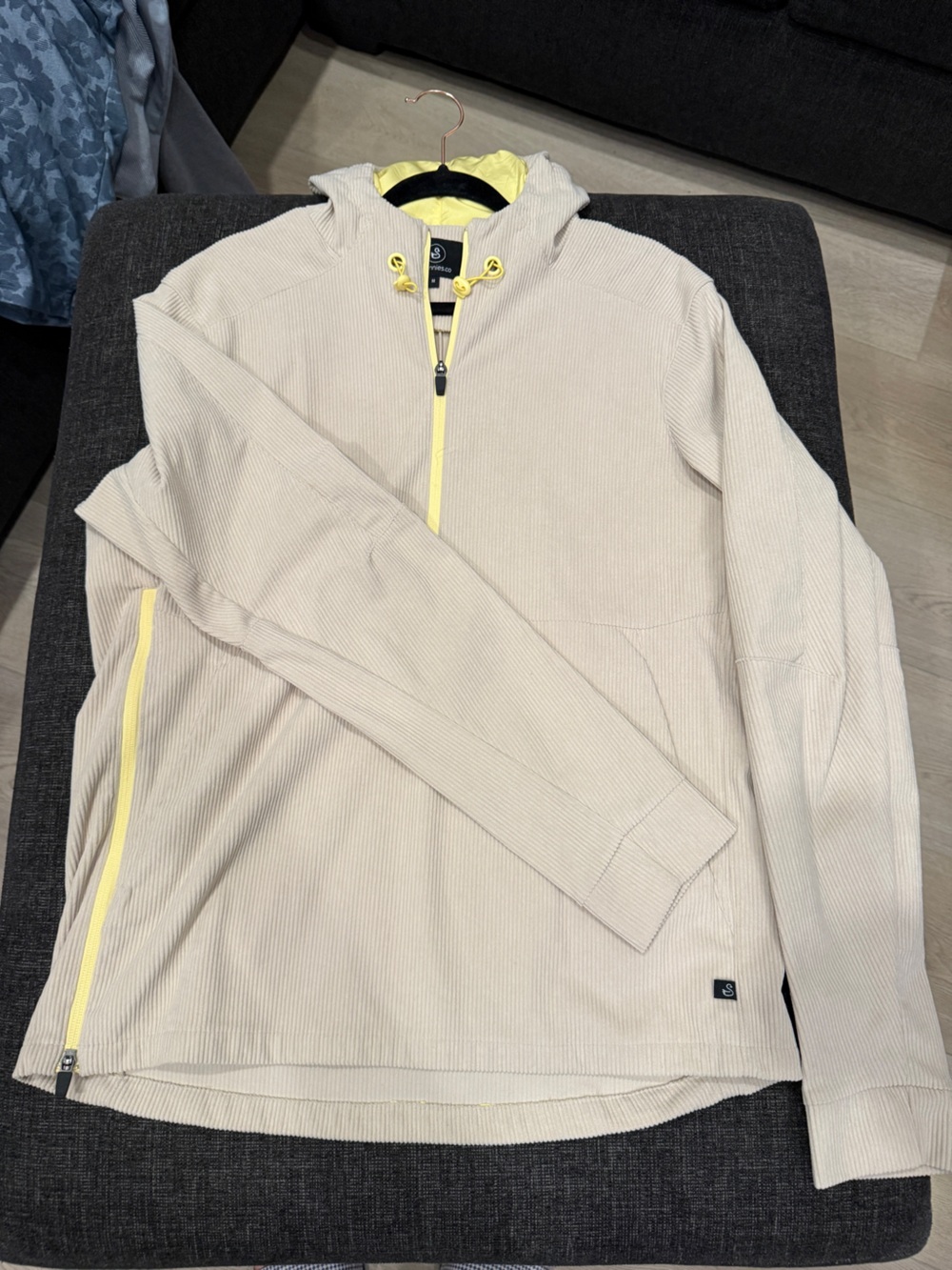Tan Corduroy Anorak Jacket
